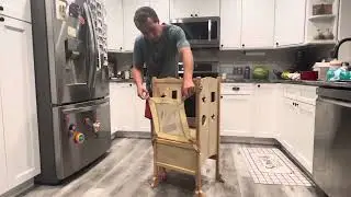 Overview of the Guidecraft Classic Kitchen Helper For Toddlers (link in description)