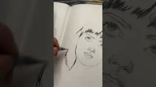 Ink sketch #portrait #practice #sketch #art #ink #artist