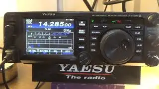 QSO 75W - S51DX Slovenia (RST 5/8) / W9IMS IN (RST 5/7) - 20M Comet CHA-250HD HF End Fed Vertical