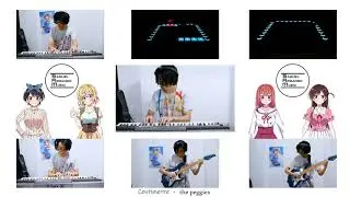 ( 1 man, 1 band ) Centimetre - the peggies [ Kanojo Okarishimasu OP ]