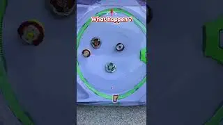 Both Beyblades Destroyed on Impact #beyblade #battlebeyblade