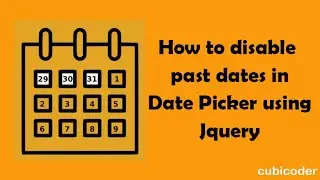 Disable Past Date in Date Picker using jQuery | Validate Past Date in Date Picker using jQuery