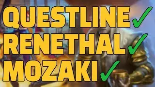 Renathal Questline Mozaki Mage | 40 Health + 40 Cards | Voyage to the Sunken City | Wild Hearthstone