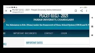 pu cet(ug) 2021 important dates | entrance exam date extended|pu cet ug 2021|pu bsc honours