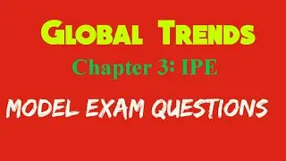 Global Trends Chapter 3 Exam questions ||