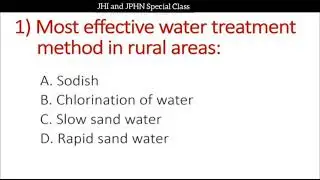 Environmental sanitation MCQ | JHI/JPHN/STAFFNURSE/ANM All medical profession exam special. 💯