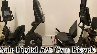 SOLE R92 high-quality gym (recumbent) exercise bike | ideal for low-impact workouts training