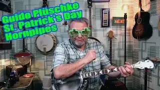 Guido Plüschke - St. Patrick's Day - 2 Hornpipes on Tenor Banjo - Irish Folk