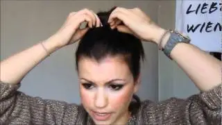 Der Dutt für kurzes Haar (Tutorial)