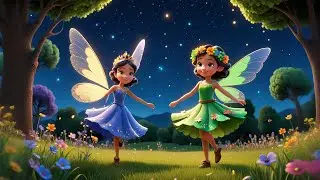 Six Twirling Fairies in Flower Crowns | Fairy Song for Kids | Nursery Rhymes and Baby Songs