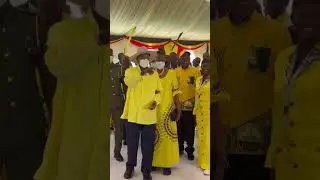 President Museveni arrives at the Electoral Commission Offices for nomination #M7Nomination