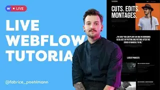 Webflow Tutorial Easy! | Portfolio Website in only 2h!