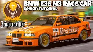 J&auml;germeister BMW E36 M3 Livery | Car Parking Multiplayer