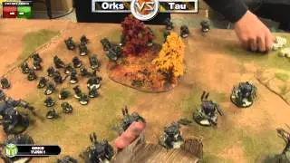 Orks vs New Tau Warhammer 40k Battle Report - Jay Knight Batrep Ep 7 - Part 1/5