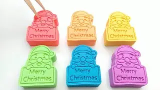 🎅 Santa Claus Sand Tastic Kinetic Sand | Rainbow Compilation ASMR