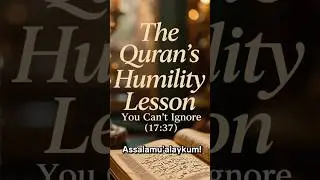 This Is Quran&rsquo;s Humility Lesson You Can&rsquo;t Ignore!