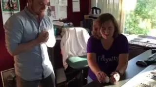 Actor David Kenner and Jaime Try to Balance An Egg on It's End For The Equinox!
