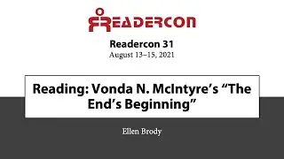 Readercon 31 - Ellen Brody Reads Vonda N. McIntyre's 