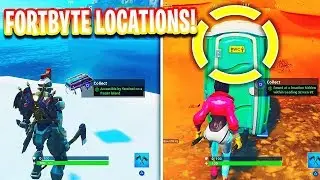 How To Find ALL FORTBYTE LOCATIONS in FORTNITE! (Fortbyte Challenges Season 9)