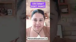 Ответьте на письмо CRA (это действительно нормально) | #cra #taxprofessional