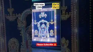 🙏Lord Venkateswara swaami Ligthing stone frame photo sale now #venkateswaraswamy #ligthingphotoframe
