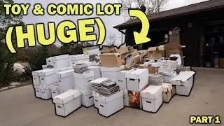 I BLINDLY Bought a MASSIVE Toy & Comic Lot - Part One