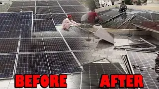 Solar Plates Lgate Waqt Bhut Tez Tufaan Agya / Solar Plates Ud Gyi / Shalimar Town / CS Solution