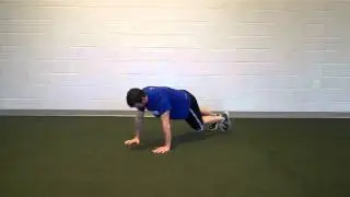 Push Up Knee to Opposite Elbow