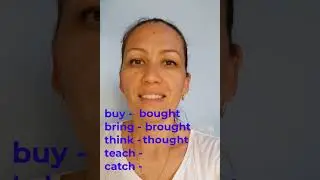 LEARN PAST SIMPLE FORM IRREGULAR VERBS ENGLISH LANGUAGE WITH SHORTS: THINK, BUY, NRING, TEACH, CATCH