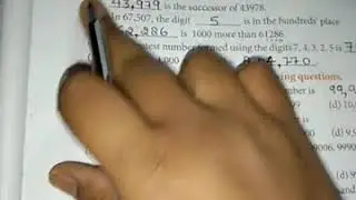 (Class-4-Maths)(Ch-1-Large Numbers [Revision Test Q-2 to Q-5])