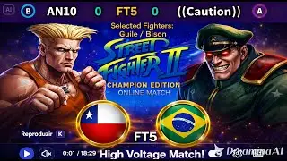 Street Fighter II: Champion Edition- AN10 VS ((Caution)) - FT5