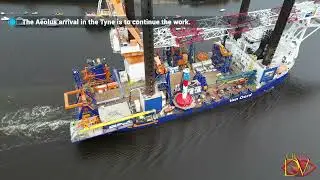 What Is This and Why Is It In The River Tyne? Van Oord Aeolus
