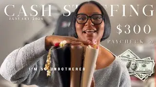 $200k+ in Debt | January ② ❄️|Cash Envelope Beginner | letting go of financial pressure 