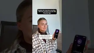 Job interview practice 😂 Fluently App #englishpractice #BusinessEnglish #English #EnglishPractice