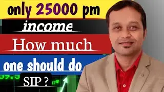 Only 25000 pm income how much one should do sip ?#SIP mutual fund#star SIP mutual fund# investment