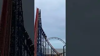 Casually rolled back as I was filming it 😭 #themepark #rollback #rollercoaster