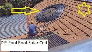 DIY Roof Spiral Pool Heater