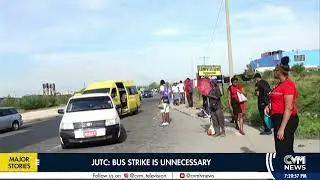 JUTC: Bus Strike Is Unnecessary  | @CVMTVNews