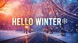 Hello Winter ❄️ | Snowy Drive Through Brookdale Park | Winter Aesthetic #viralvideo #shorts
