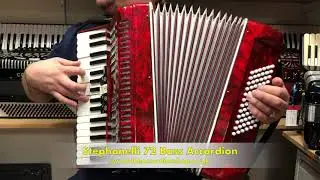 Stephanelli 72 Bass Accordion