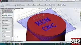 Engraving in HSM WORKS / операция 