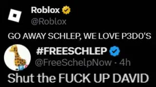 Roblox становится собственностью фанатов Schlep 😭🙏🥀
