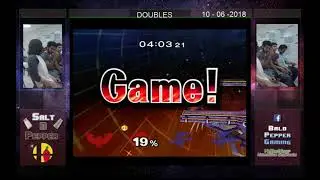 Salt n' Pepper #41 SSBM - Army + Naineo (BT) Vs . Milo + Sheikan (RT) - Smash Melee Doubles RR