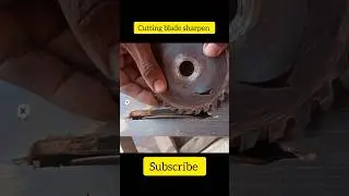 wood cutting blade sharpen #sharpen#cutting #blade #woodworking#woodwork