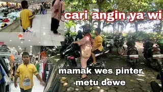 Pertama kali ajak Alwi keluar sendiri ke swalayan KDS 