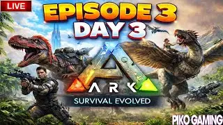 I TAMED MY FIRST DINO?! 🦕🔥 | ARK SURVIVAL EVOLVED EP-3 DAY-3 THINGS GOT CRAZY!