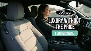 Кожаные чехлы на сиденья для Ford Mustang 2021&ndash;2025 &ndash; премиальная версия с индивидуальной подгонкой.