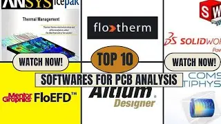 What are the Top Ten Software tools used for thermal analysis of PCBs??