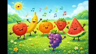 Meyveler Şarkı Söylüyor  🍎🍉🍌| Eğlenceli ve Öğretici Çocuk Şarkısı 