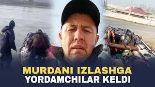 Toshkentda daryoga tashlangan murdani topishga yordamchi kuchlar keldi